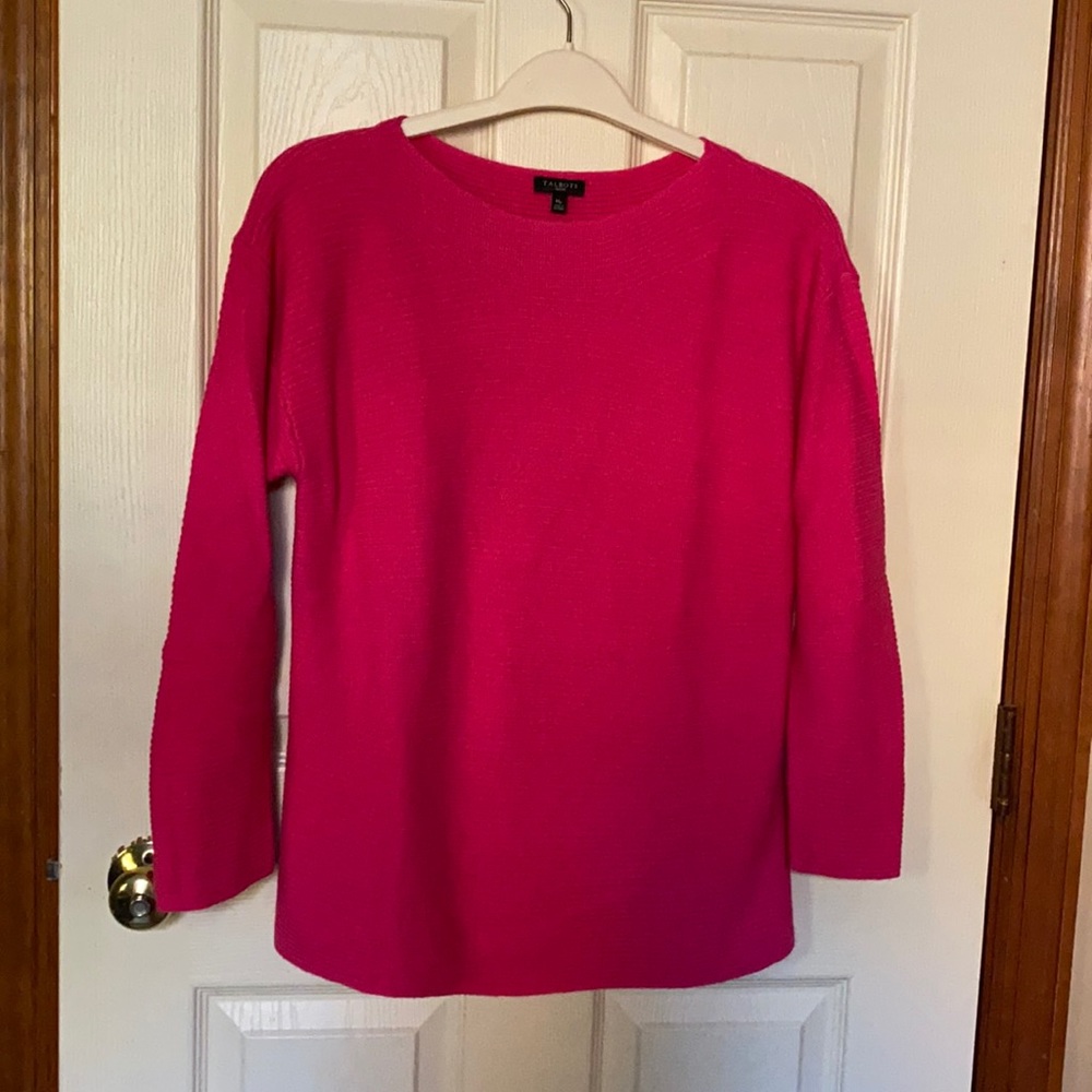 Talbots Medium Petite Dolman Sleeve Swester